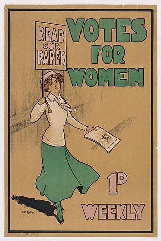 Poster of "Votes for Women," commemorating Women's Equality Day