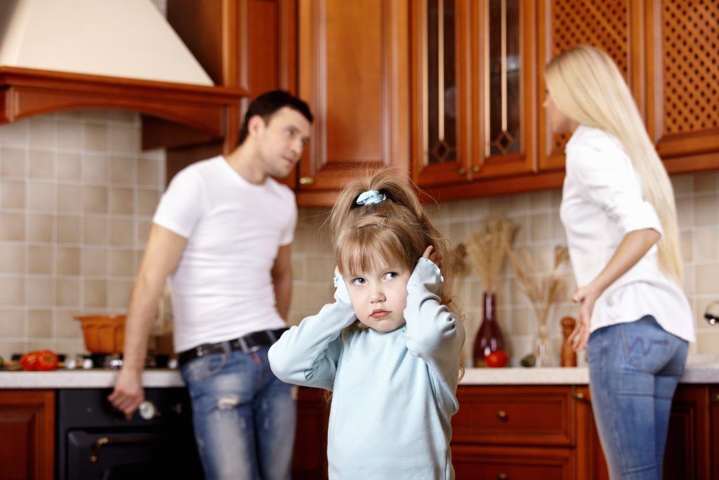 Parents fighting over child