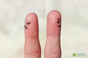Couple in dispute