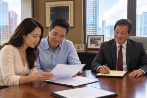 Walking through a prenup with an experienced attorney